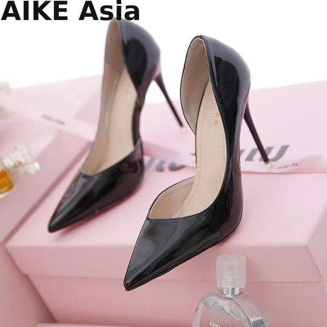 High Heels Shoes Pointed Toe Thin Heel - Acapparelstore