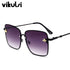 Women Brand Designer Bee Metal Frame Oversized Sunglasses UV400 - Acapparelstore