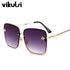 Women Brand Designer Bee Metal Frame Oversized Sunglasses UV400 - Acapparelstore