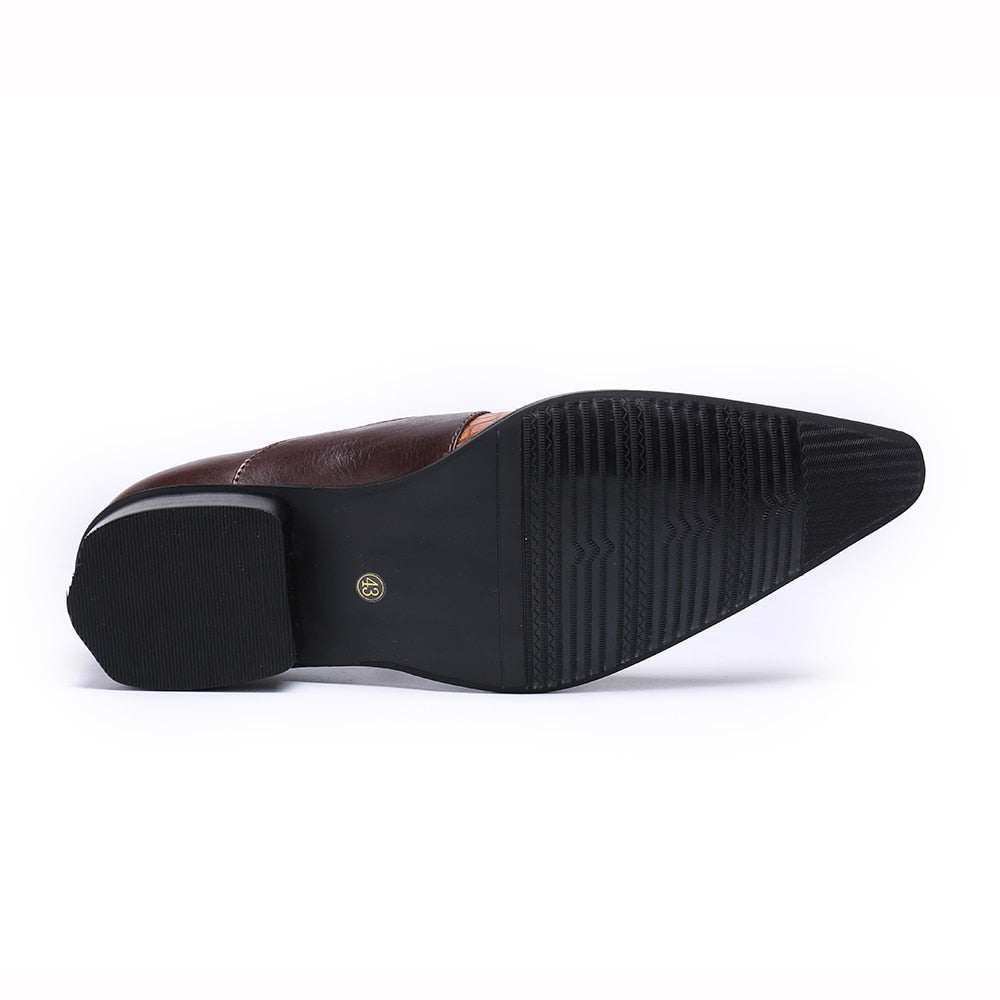Men's Snakeskin Shoes Genuine Leather Handmade British Shoes - Acapparelstore