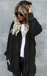 Faux Fur Teddy Bear Coat Women&