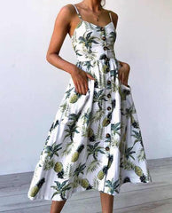 Casual Vintage Women Summer Sexy DressCasual Vintage Women Summer Sexy Dress