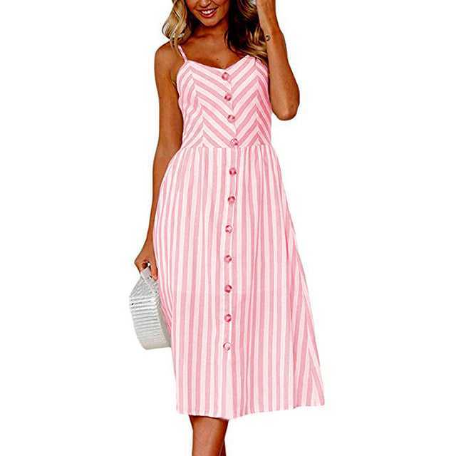 Casual Vintage Women Summer Sexy DressCasual Vintage Women Summer Sexy Dress