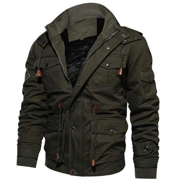 Winter Fleece Jackets Warm Hooded Coat - Acapparelstore