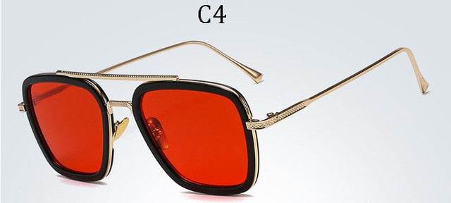 Tony Stark Iron man Fashion Avengers Style Sunglasses UV400 - Acapparelstore