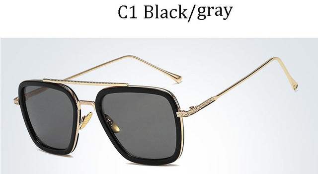 Tony Stark Iron man Fashion Avengers Style Sunglasses UV400 - Acapparelstore