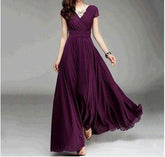 Women Elegant Boho Chiffon DressWomen Elegant Boho Chiffon Dress