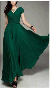 Women Elegant Boho Chiffon DressWomen Elegant Boho Chiffon Dress