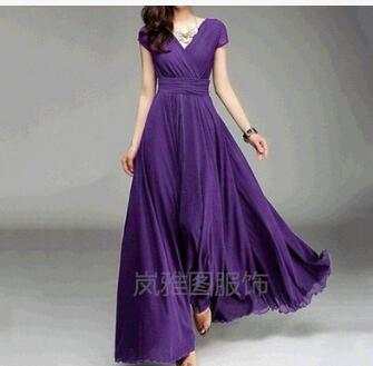 Women Elegant Boho Chiffon DressWomen Elegant Boho Chiffon Dress